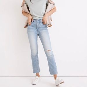 Madewell perfect vintage straight leg jean 32